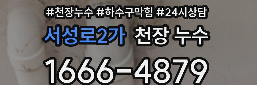 서성로2가 천장 누수