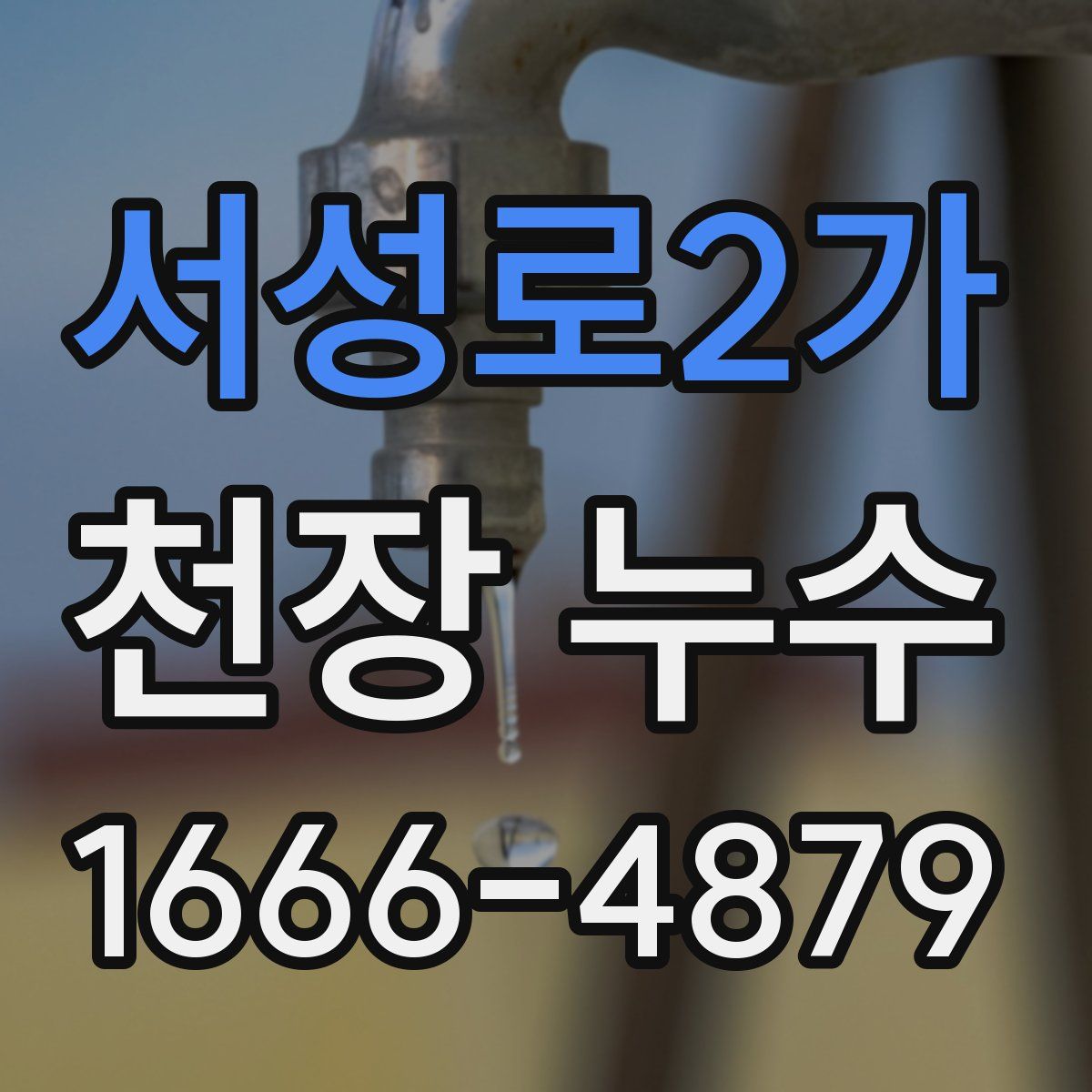 서성로2가 천장 누수