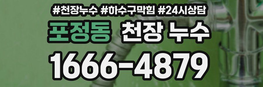 포정동 천장 누수
