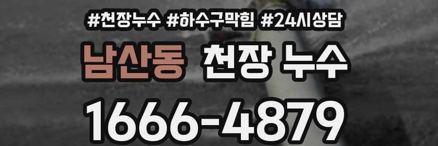 남산동 천장 누수