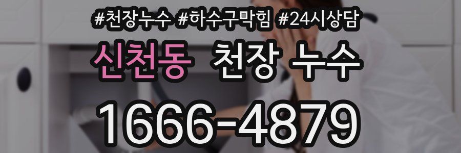 신천동 천장 누수