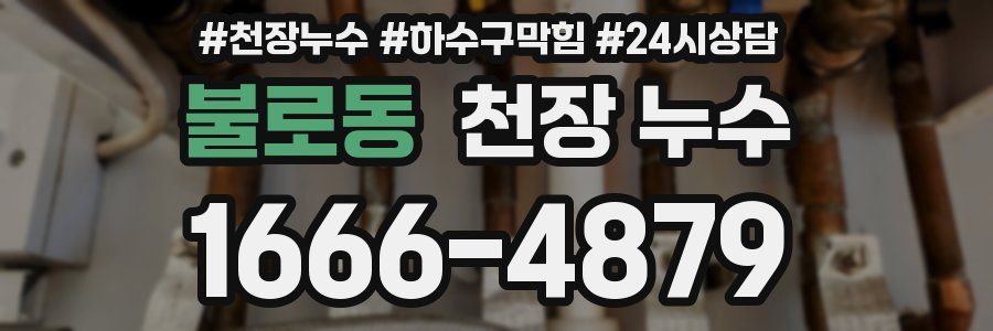 불로동 천장 누수