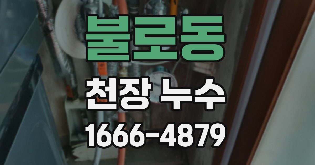 불로동 천장 누수