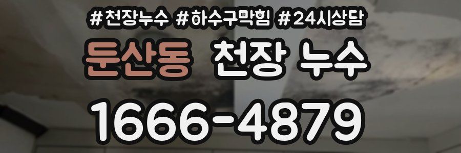둔산동 천장 누수