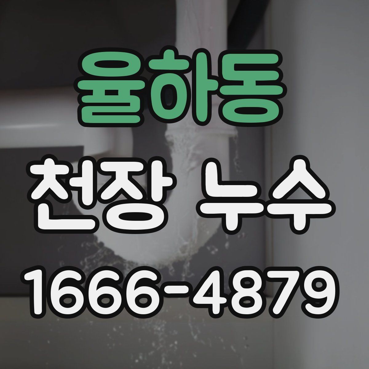 율하동 천장 누수 주방 천장 누수일 때 체크 포인트