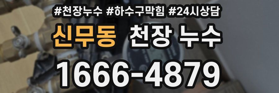 신무동 천장 누수