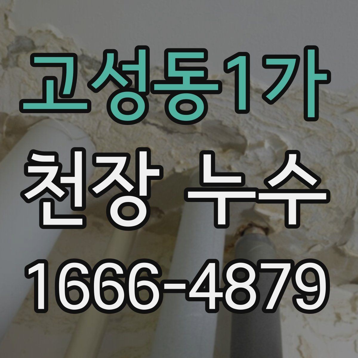고성동1가 천장 누수 결로와 누수 차이를 빠르게 가리는 방법