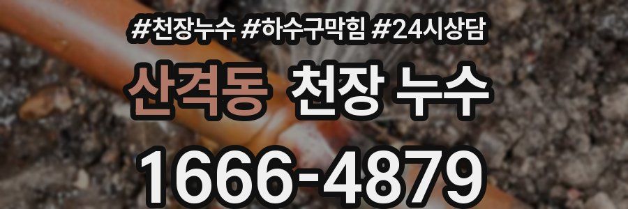 산격동 천장 누수