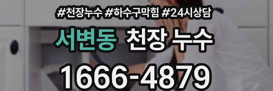 서변동 천장 누수