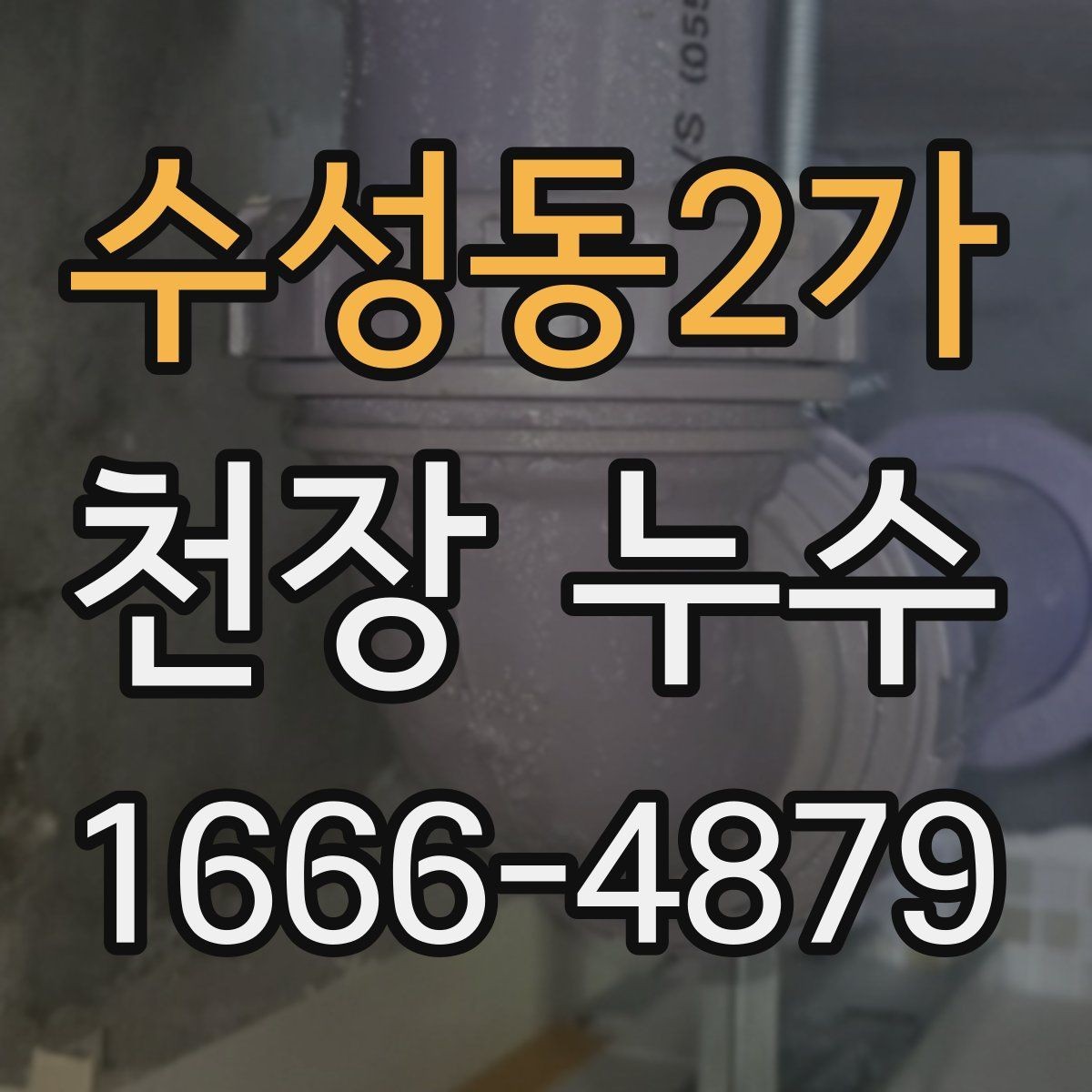 수성동2가 천장 누수 욕조·샤워부스 주변 누수가 천장으로 번질 때