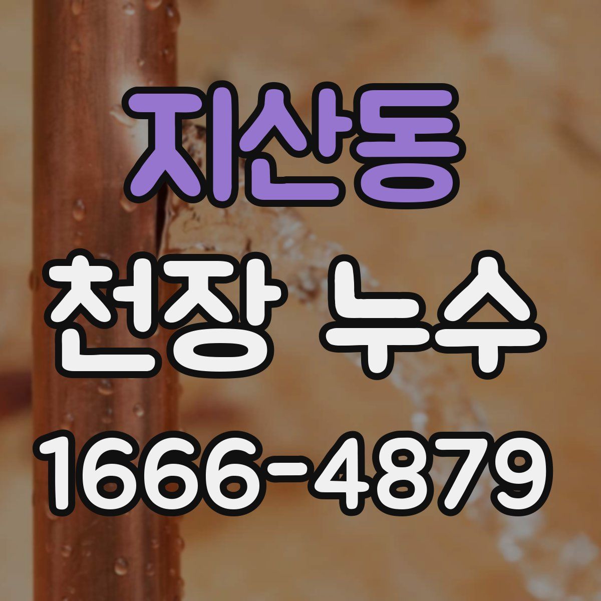 지산동 천장 누수