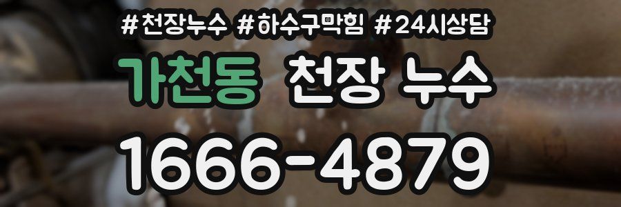 가천동 천장 누수