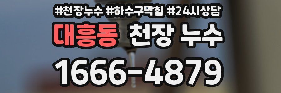 대흥동 천장 누수