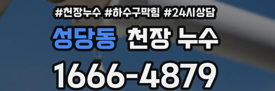 성당동 천장 누수