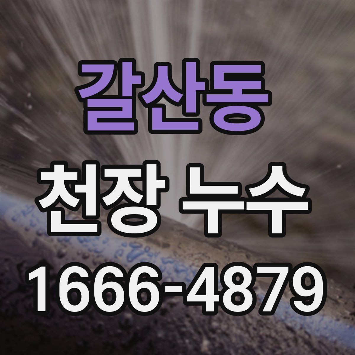 갈산동 천장 누수 도배·페인트 손상 막는 방법