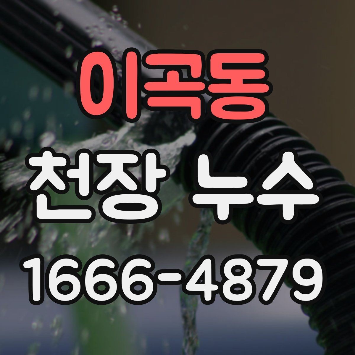이곡동 천장 누수 천장재가 떨어질 수 있을까
