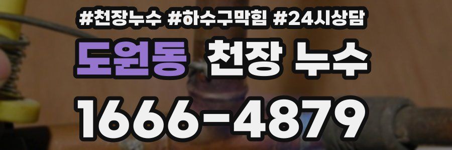 도원동 천장 누수