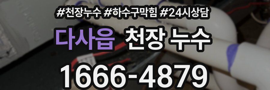 다사읍 천장 누수