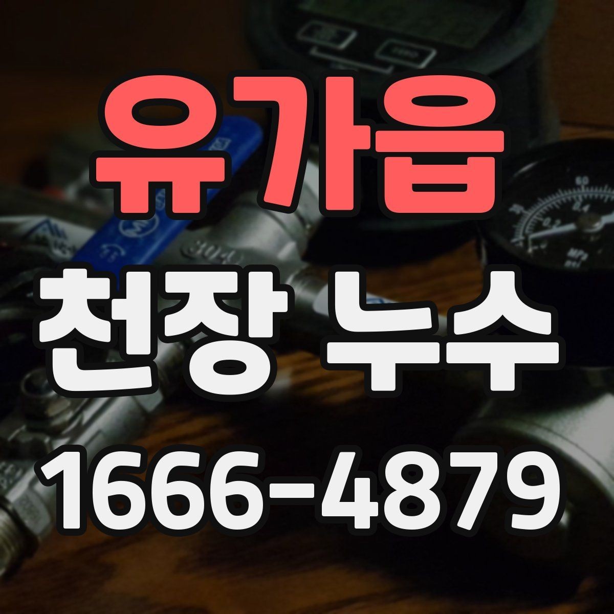 유가읍 천장 누수 점검구 주변이 젖는다면 위층 배관 의심