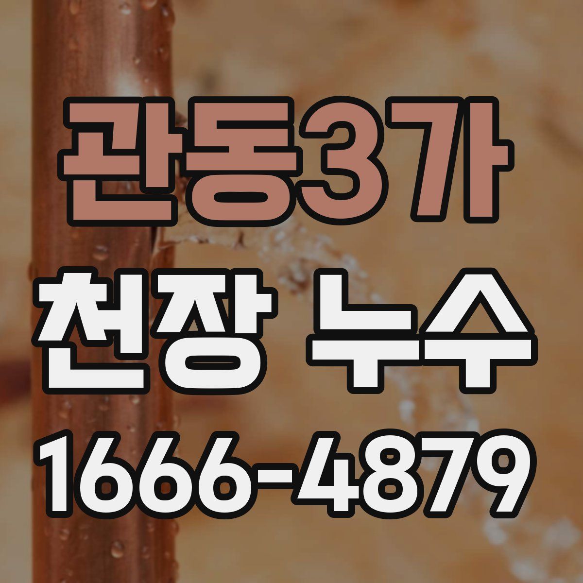 관동3가 천장 누수