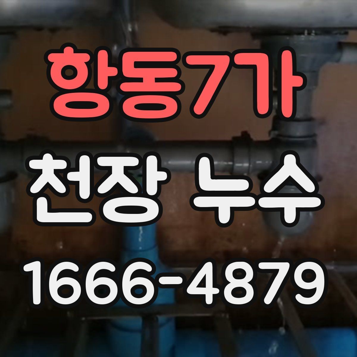 항동7가 천장 누수 위층과 연락이 안 될 때 대처 방법
