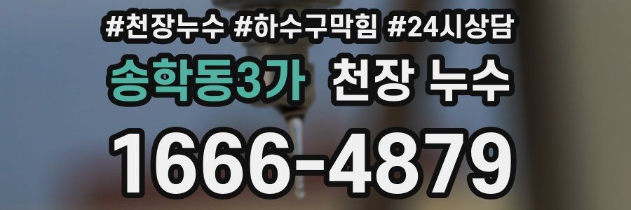 송학동3가 천장 누수