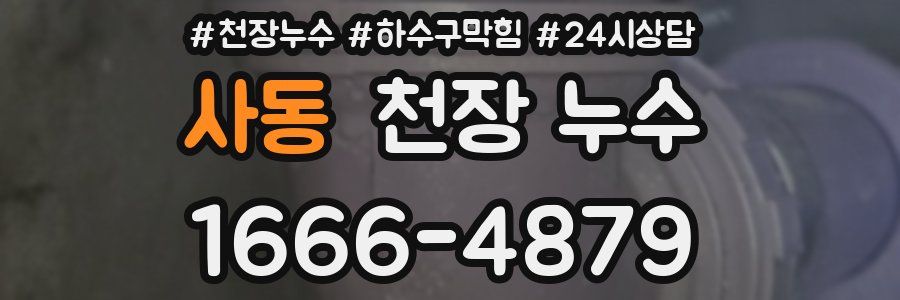 사동 천장 누수