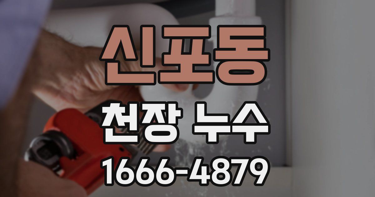 신포동 천장 누수