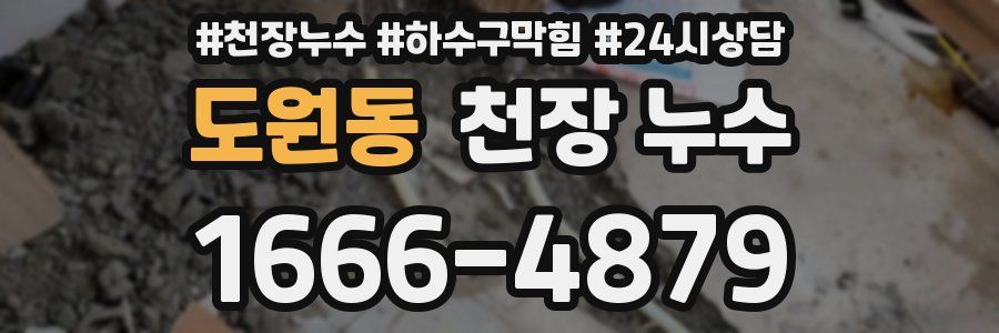 도원동 천장 누수