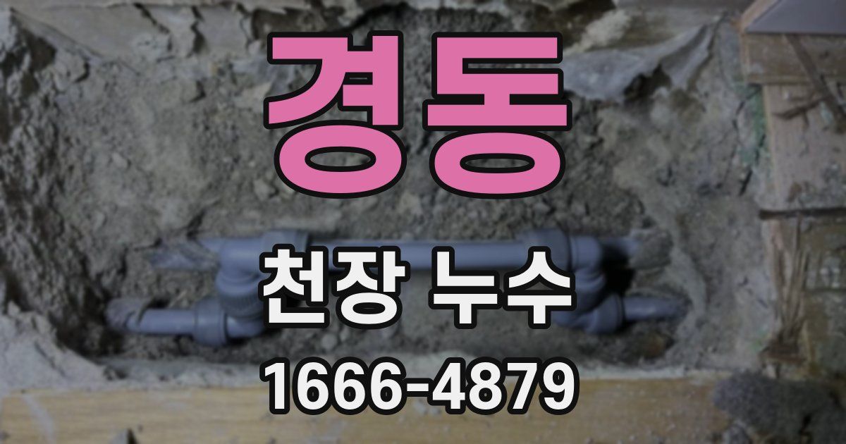 경동 천장 누수