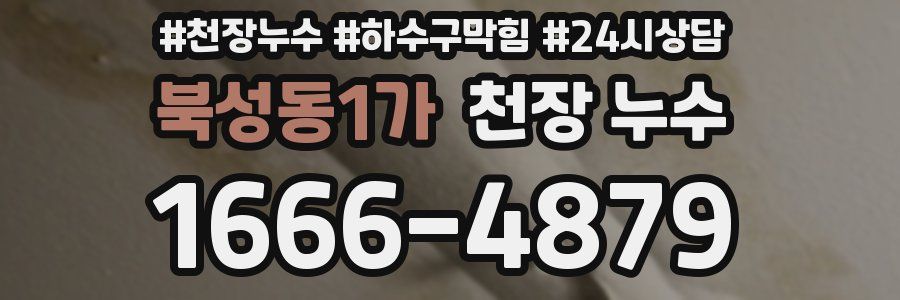 북성동1가 천장 누수