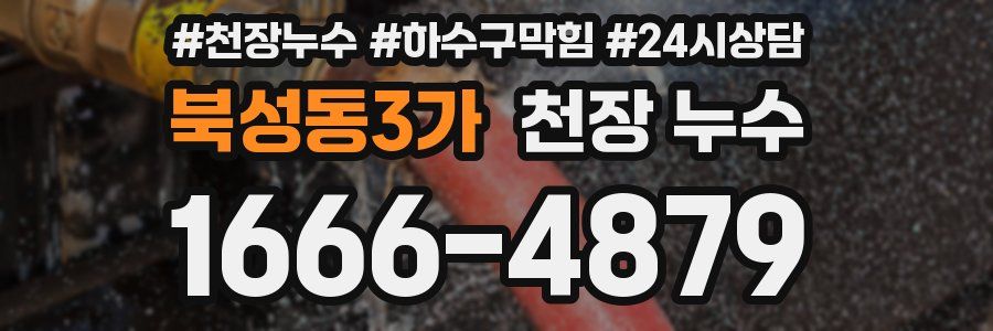 북성동3가 천장 누수