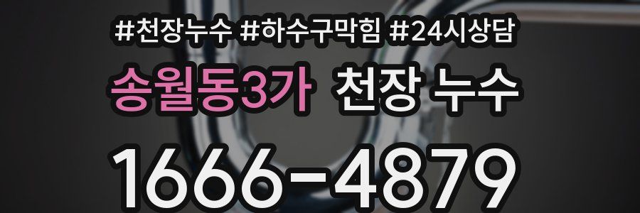 송월동3가 천장 누수