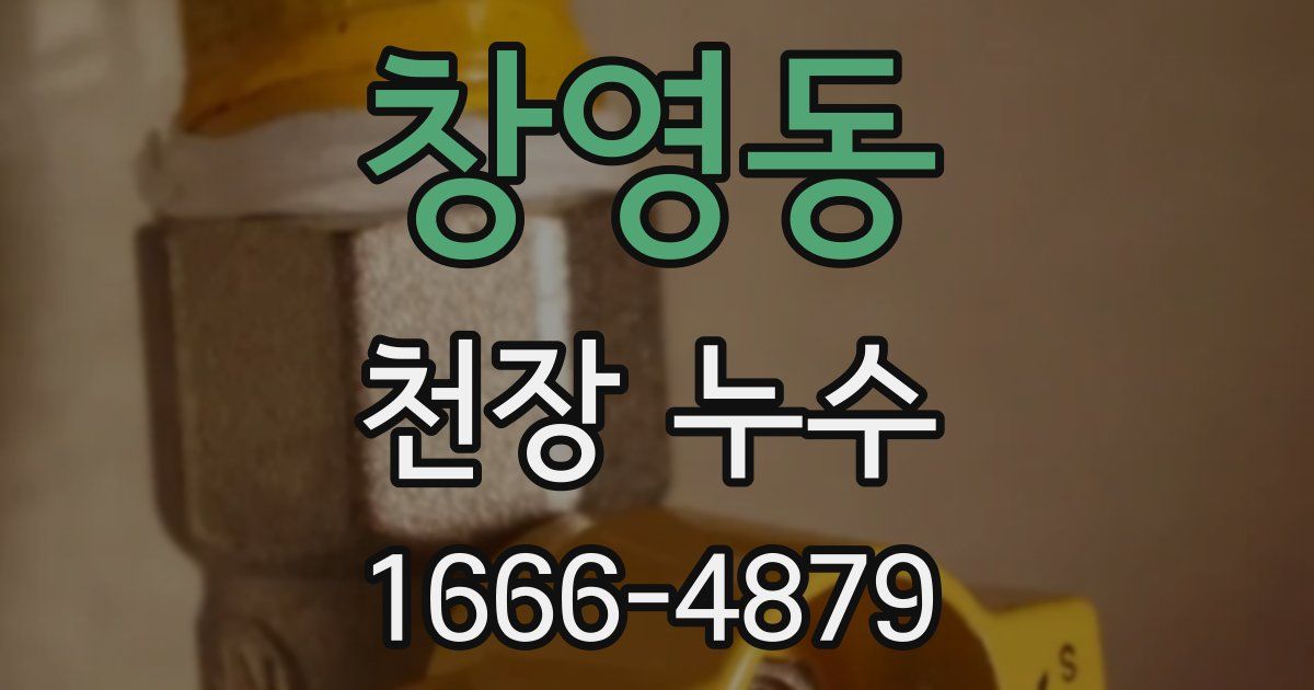 창영동 천장 누수