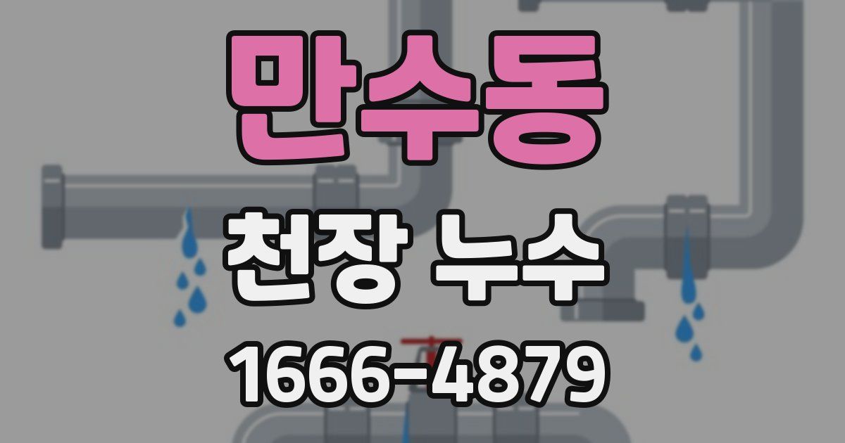 만수동 천장 누수