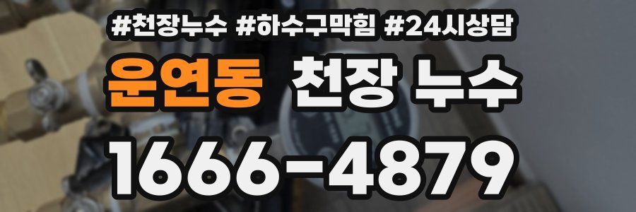 운연동 천장 누수