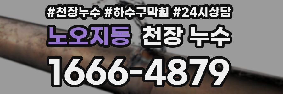 노오지동 천장 누수