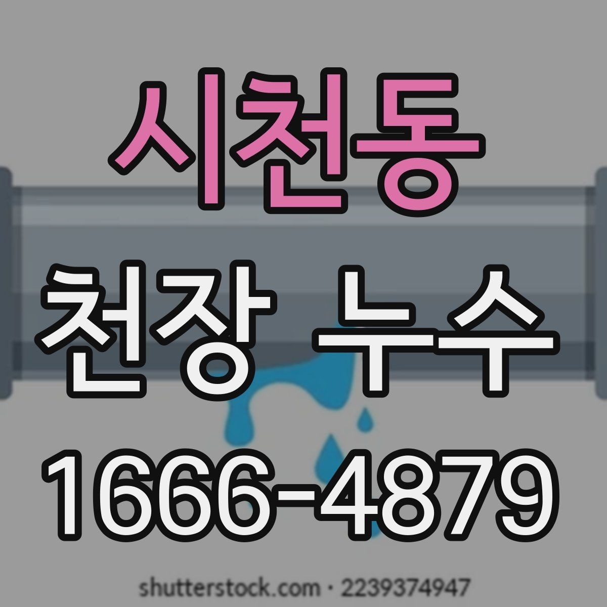 시천동 천장 누수 물받이 대야만으로 부족할 때 대처