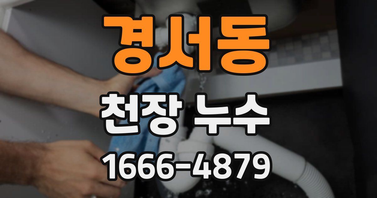 경서동 천장 누수