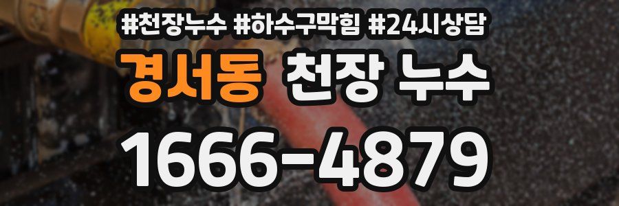 경서동 천장 누수