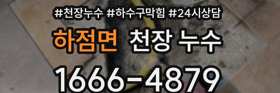 하점면 천장 누수