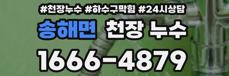 송해면 천장 누수