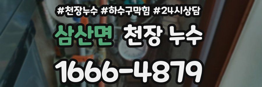 삼산면 천장 누수