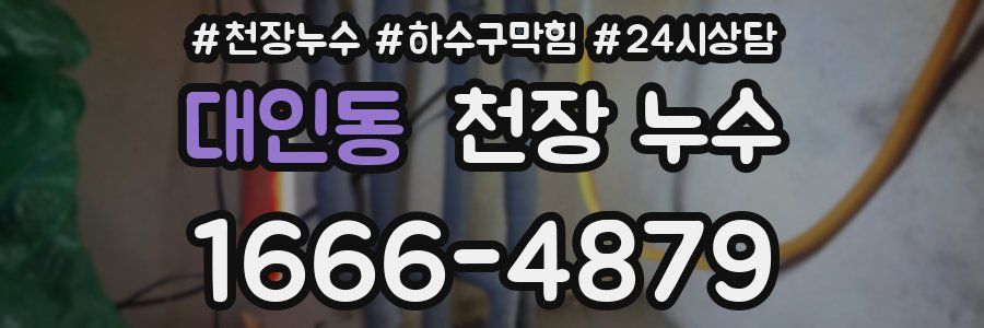 대인동 천장 누수