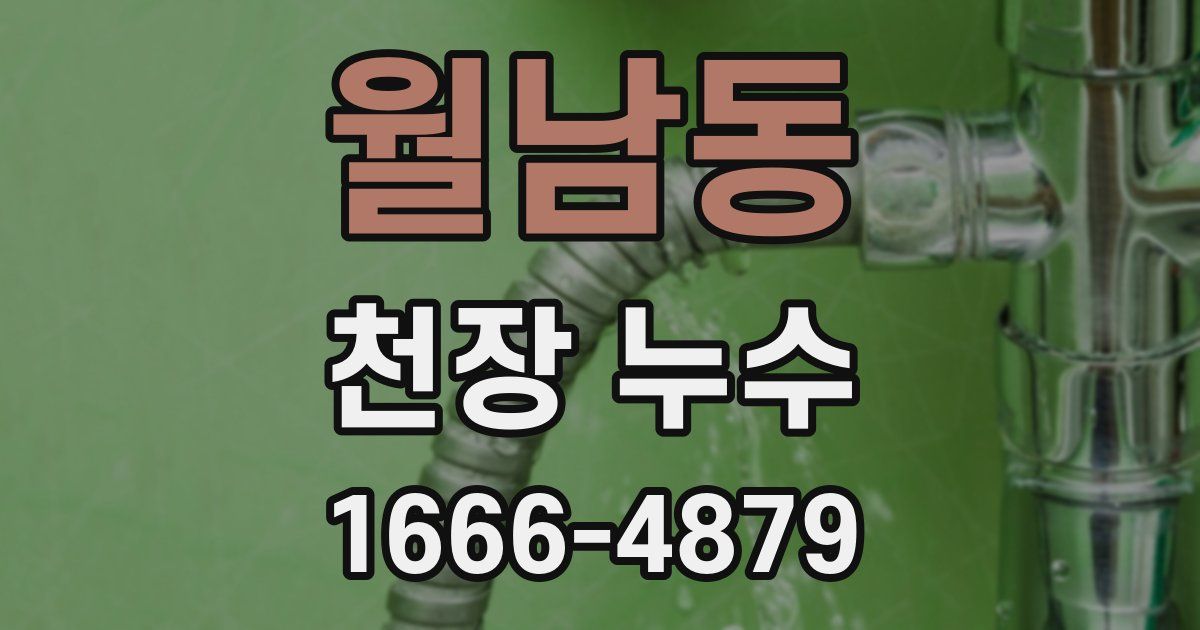 월남동 천장 누수