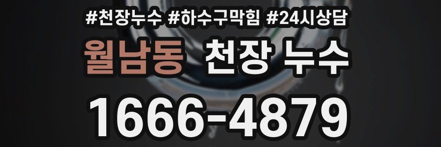 월남동 천장 누수