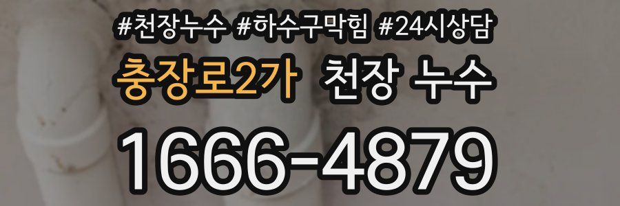 충장로2가 천장 누수