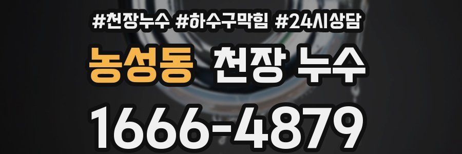 농성동 천장 누수