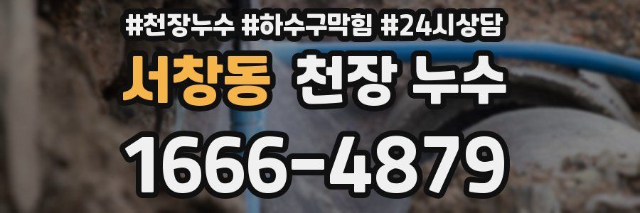 서창동 천장 누수