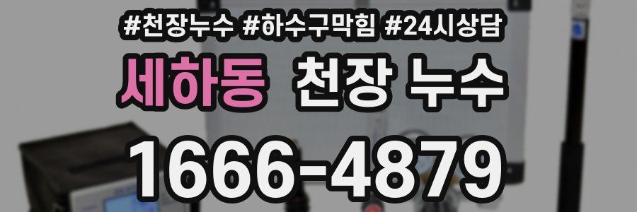 세하동 천장 누수